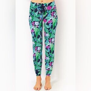 Lilly Pulitzer Luxletic Island mid-rise joggers XL